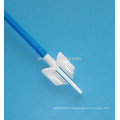 disposable Gynecological broom type cervix cervical scraper